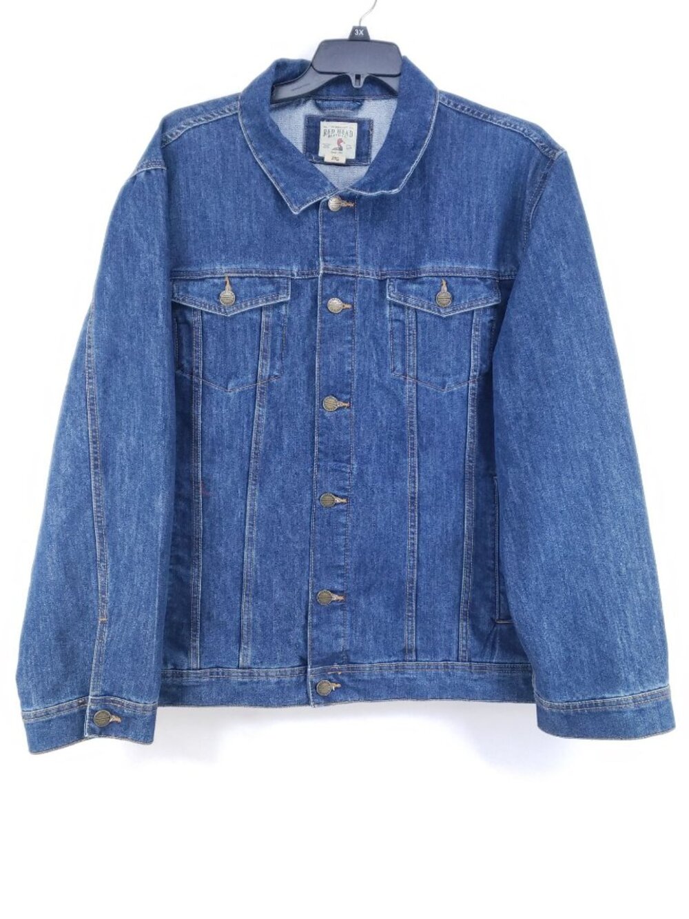 Redhead Denim Trucker Jacket Mens 3XL Classic Blue